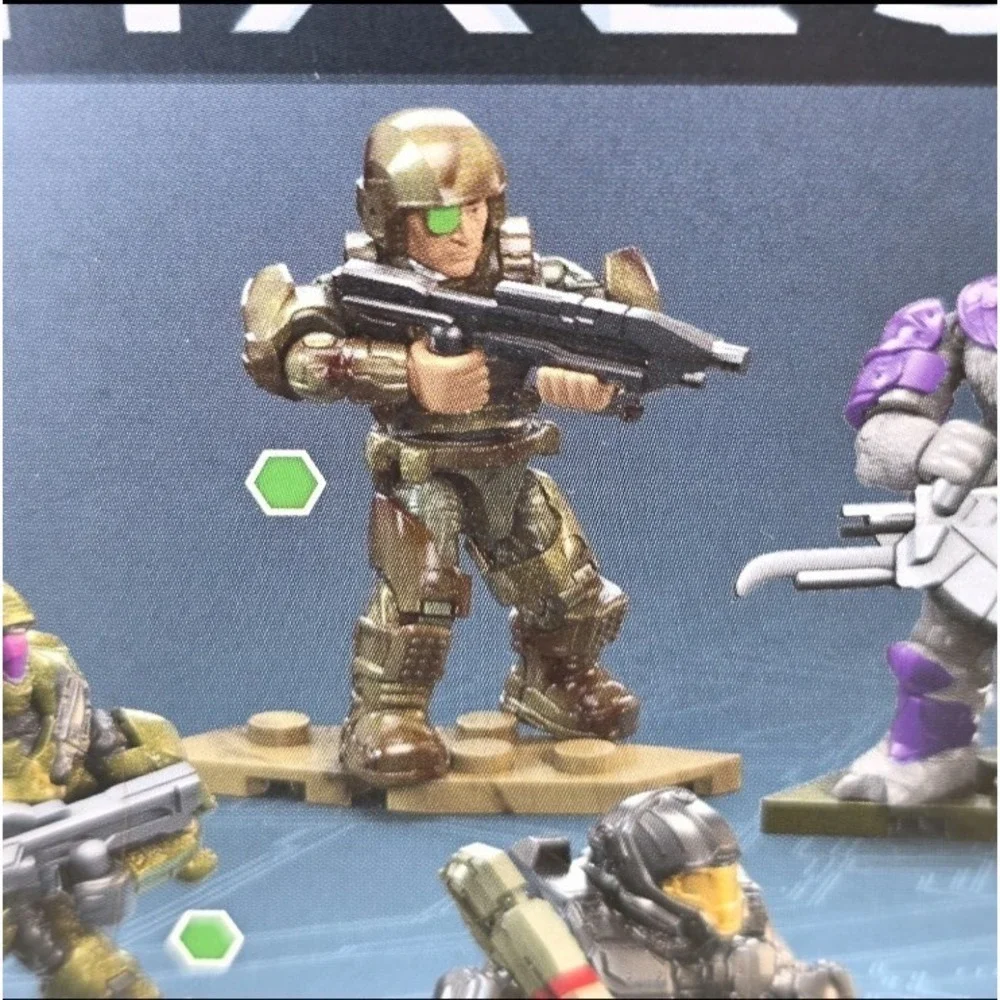 Mega Construx Halo Universe Series 3 UNSC MARINE 04TC Mini Figure Sealed Bag